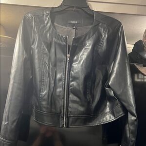 Torrid Women's Sleek Black Leather Jacket